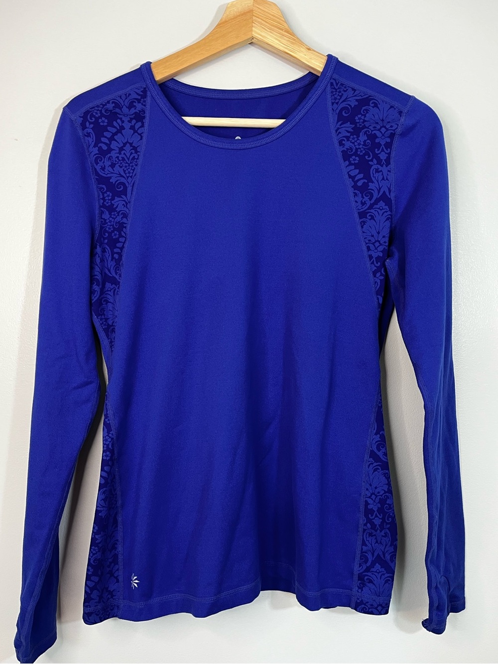 Athleta Long Sleeve Athletic Top in Royal Blue Women’s Medium